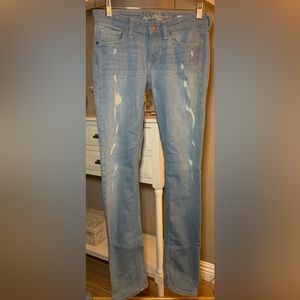 Arizona Jeans Co Juniors Size 5 Super Skinny Blue Denim